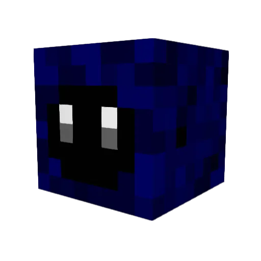 Vespren Minecraft avatar head, 3D render