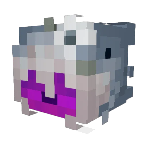Vessl_ Minecraft avatar head, 3D render