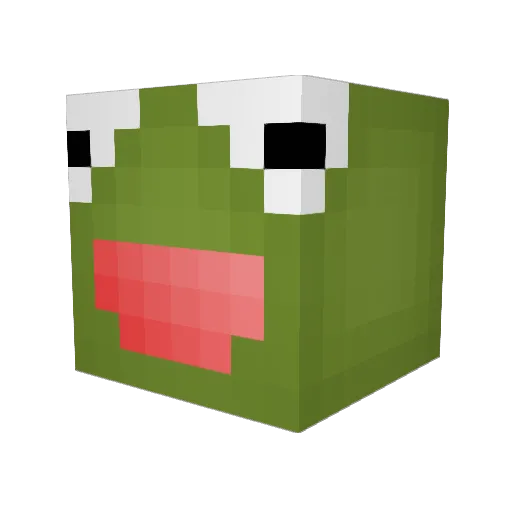 VestMC Minecraft avatar head, 3D render
