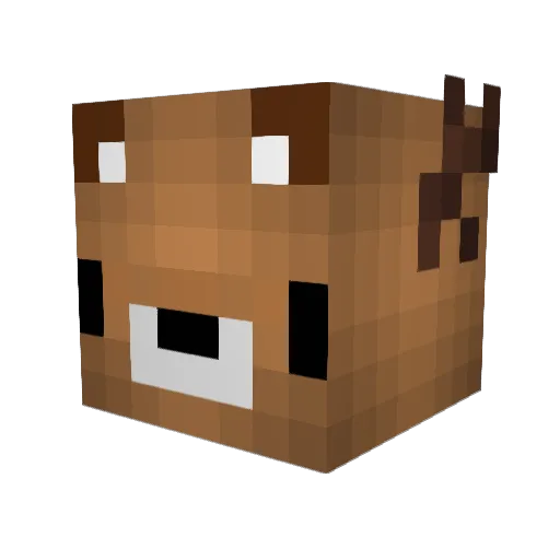 VestaG0d Minecraft avatar head, 3D render