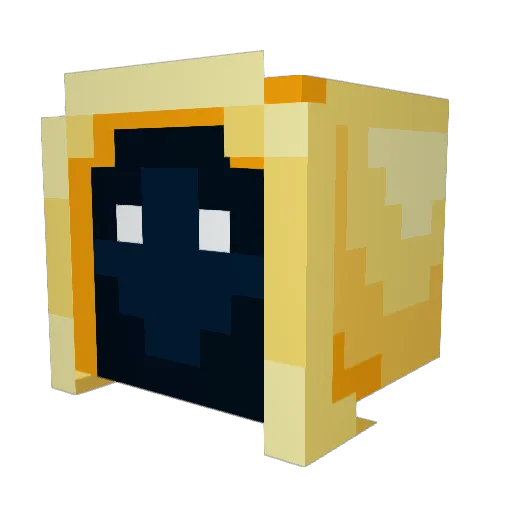 VestigaW Minecraft avatar head, 3D render
