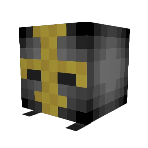 Vesuvio707 Minecraft avatar head, 3D render