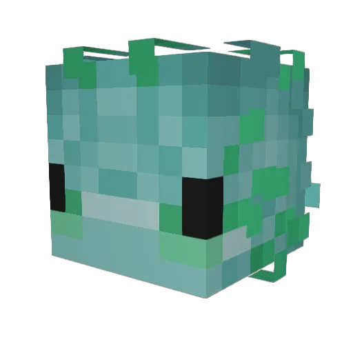 Vesyf Minecraft avatar head, 3D render