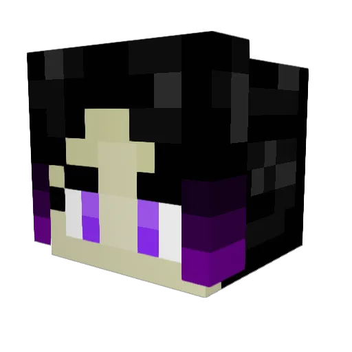 Vetal Minecraft avatar head, 3D render