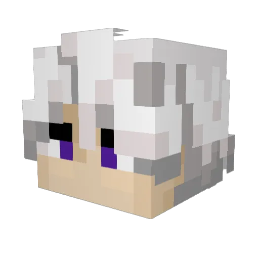 Veund_OwO Minecraft avatar head, 3D render