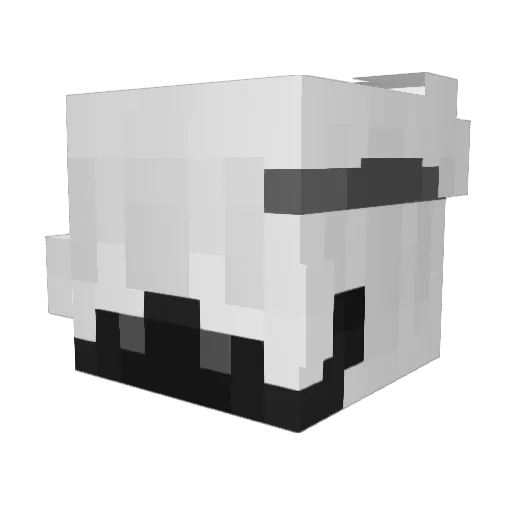 Veve_89 Minecraft avatar head, 3D render