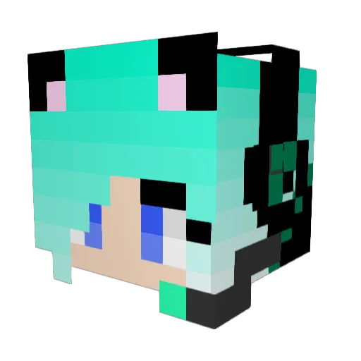 Vex_Aether Minecraft avatar head, 3D render