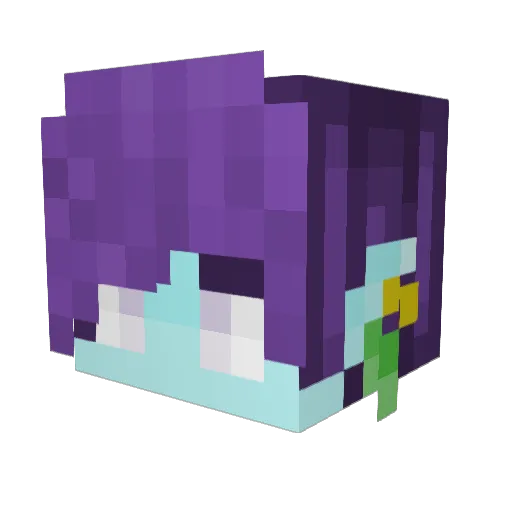 Vex_Draconic Minecraft avatar head, 3D render