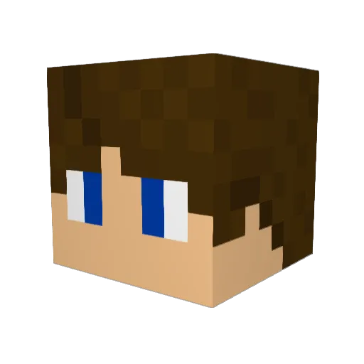 Vex_ZZ Minecraft avatar head, 3D render