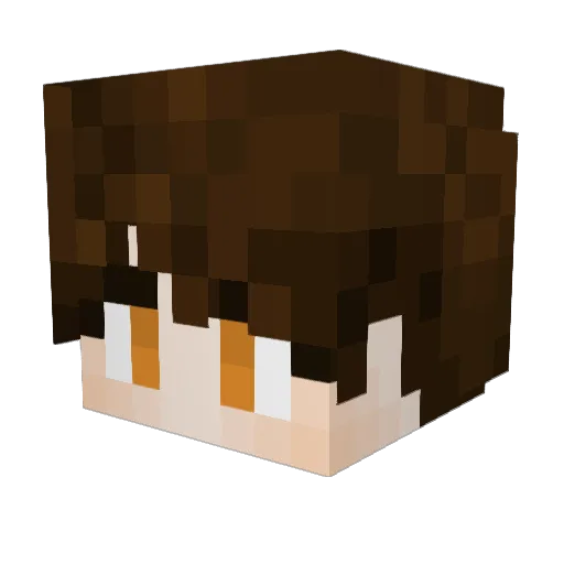Vexaway Minecraft avatar head, 3D render