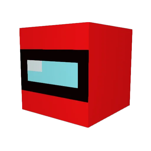 Vexery_ Minecraft avatar head, 3D render