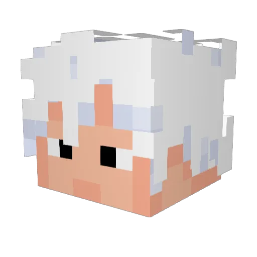 VexingAnger Minecraft avatar head, 3D render