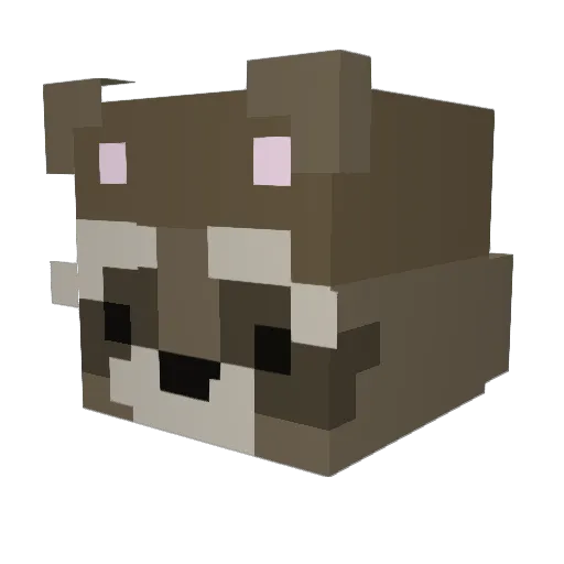 Vexo6690 Minecraft avatar head, 3D render
