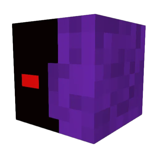 Vexriyal Minecraft avatar head, 3D render
