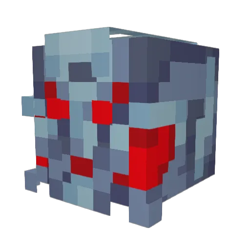Vexus999 Minecraft avatar head, 3D render