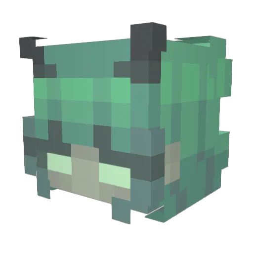 Vexxens Minecraft avatar head, 3D render