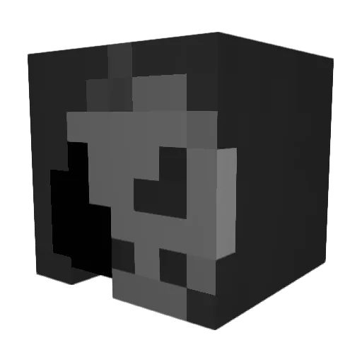 Vexxlin Minecraft avatar head, 3D render