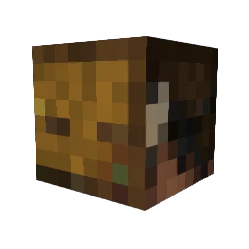 VexyPulse Minecraft avatar head, 3D render
