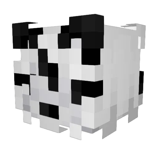 Vexy_R6 Minecraft avatar head, 3D render