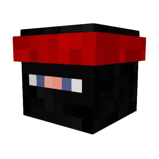 Veyjinn Minecraft avatar head, 3D render