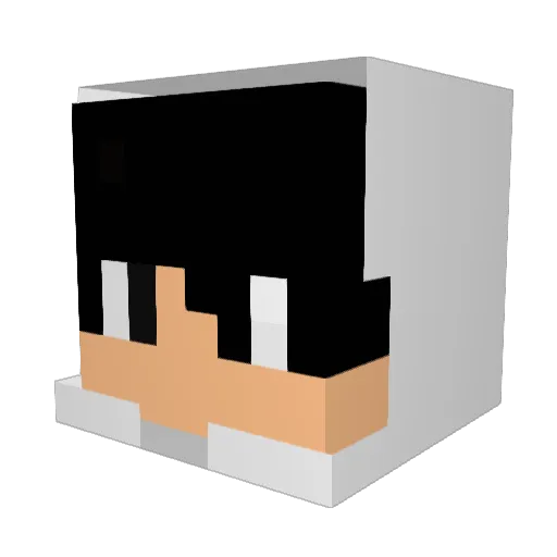 Veyko012 Minecraft avatar head, 3D render