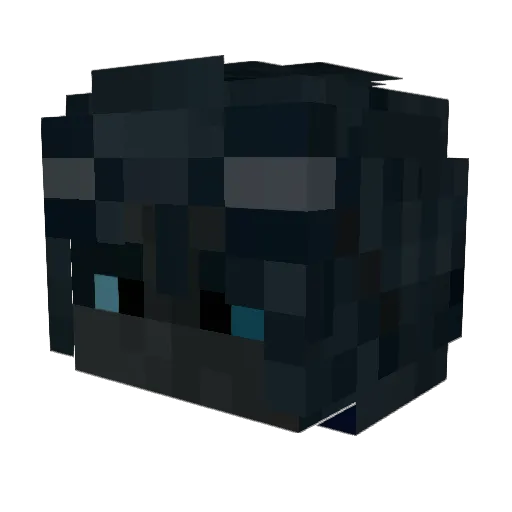 Veylixian Minecraft avatar head, 3D render