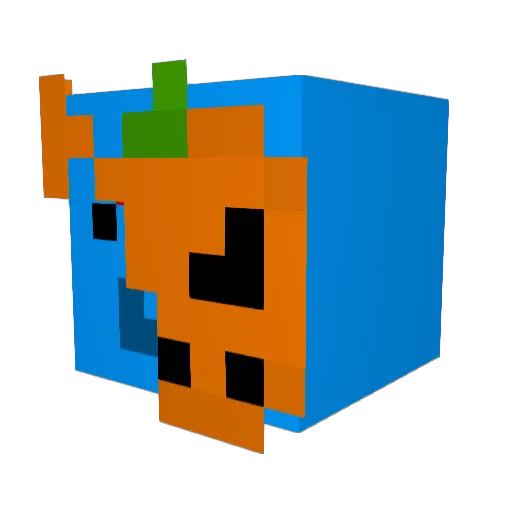 VeyloGG Minecraft avatar head, 3D render