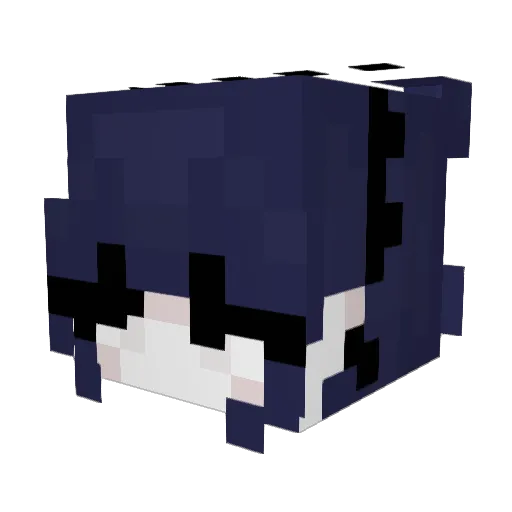 Veyloxyn Minecraft avatar head, 3D render