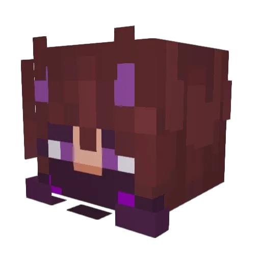Veylstone Minecraft avatar head, 3D render