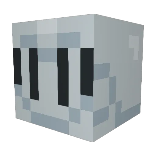 Veyronn_ Minecraft avatar head, 3D render