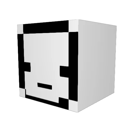 Veyyl_ Minecraft avatar head, 3D render