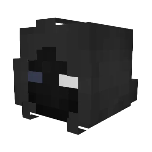 Veziah Minecraft avatar head, 3D render