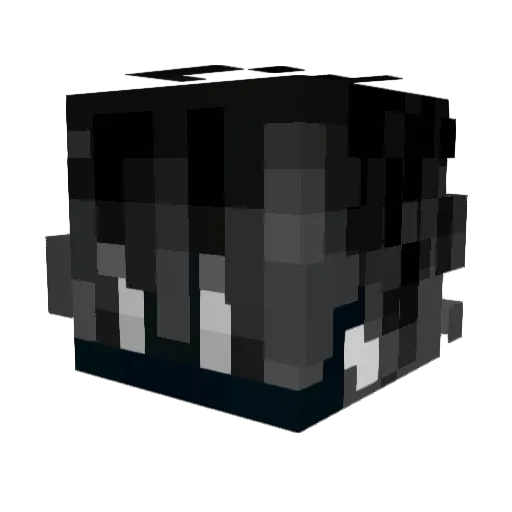 VezperynX Minecraft avatar head, 3D render