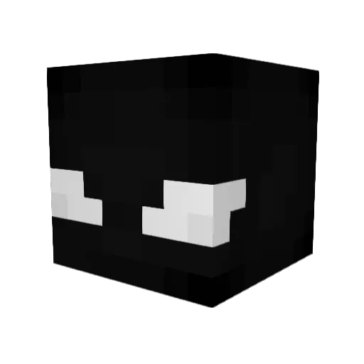 VezzuVez Minecraft avatar head, 3D render