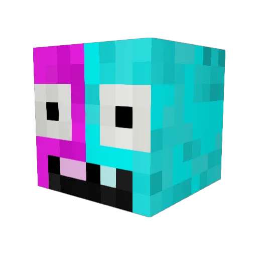 Vfrane69 Minecraft avatar head, 3D render