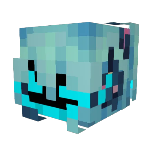 VgZZ Minecraft avatar head, 3D render