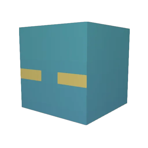VglPvP Minecraft avatar head, 3D render