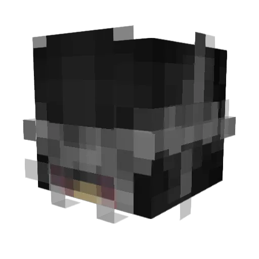 Vhackerr0 Minecraft avatar head, 3D render