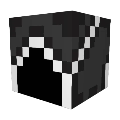 Vhaga Minecraft avatar head, 3D render