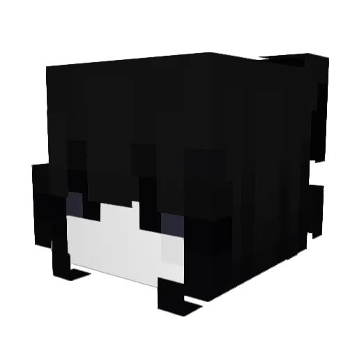 Vhean Minecraft avatar head, 3D render