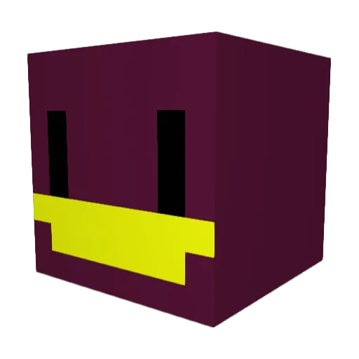 Vhgk24 Minecraft avatar head, 3D render