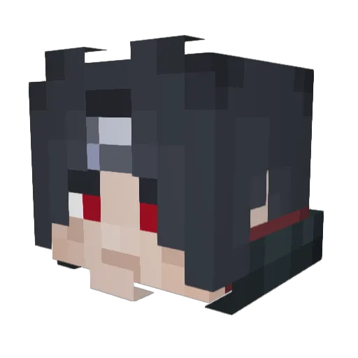 Vhilo Minecraft avatar head, 3D render
