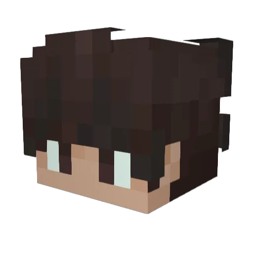 Vi072013 Minecraft avatar head, 3D render