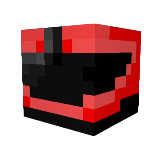 Vi0c Minecraft avatar head, 3D render