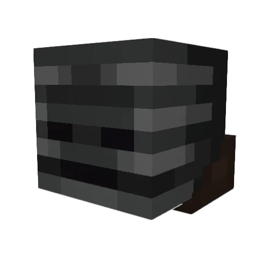Vi7er_M Minecraft avatar head, 3D render