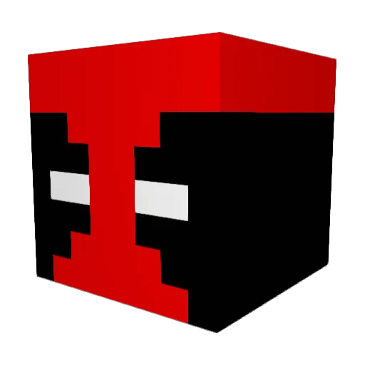 ViLaIx Minecraft avatar head, 3D render