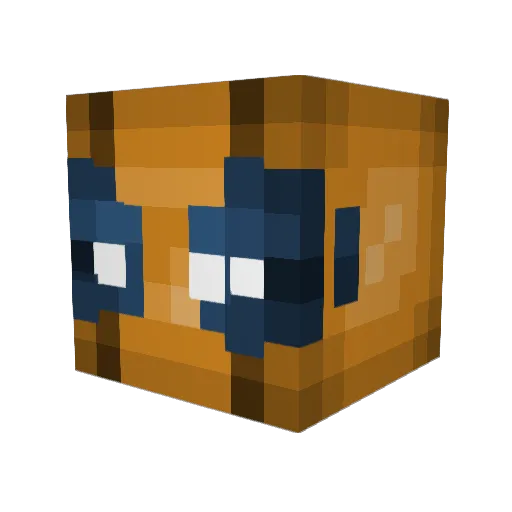 ViPzGhost Minecraft avatar head, 3D render