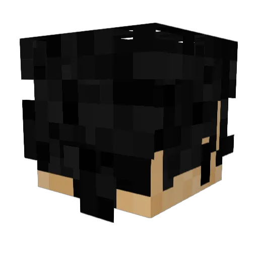 ViSiD Minecraft avatar head, 3D render