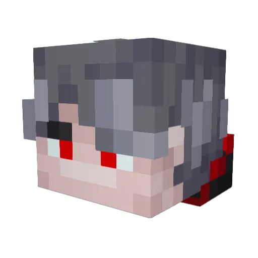 ViachesLove2010 Minecraft avatar head, 3D render