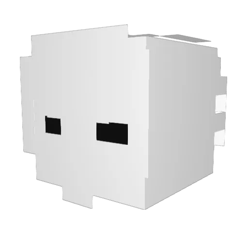 Viaje Minecraft avatar head, 3D render